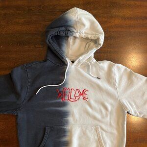 Welcome brand Skateboard hoodie - black/white - men's size small